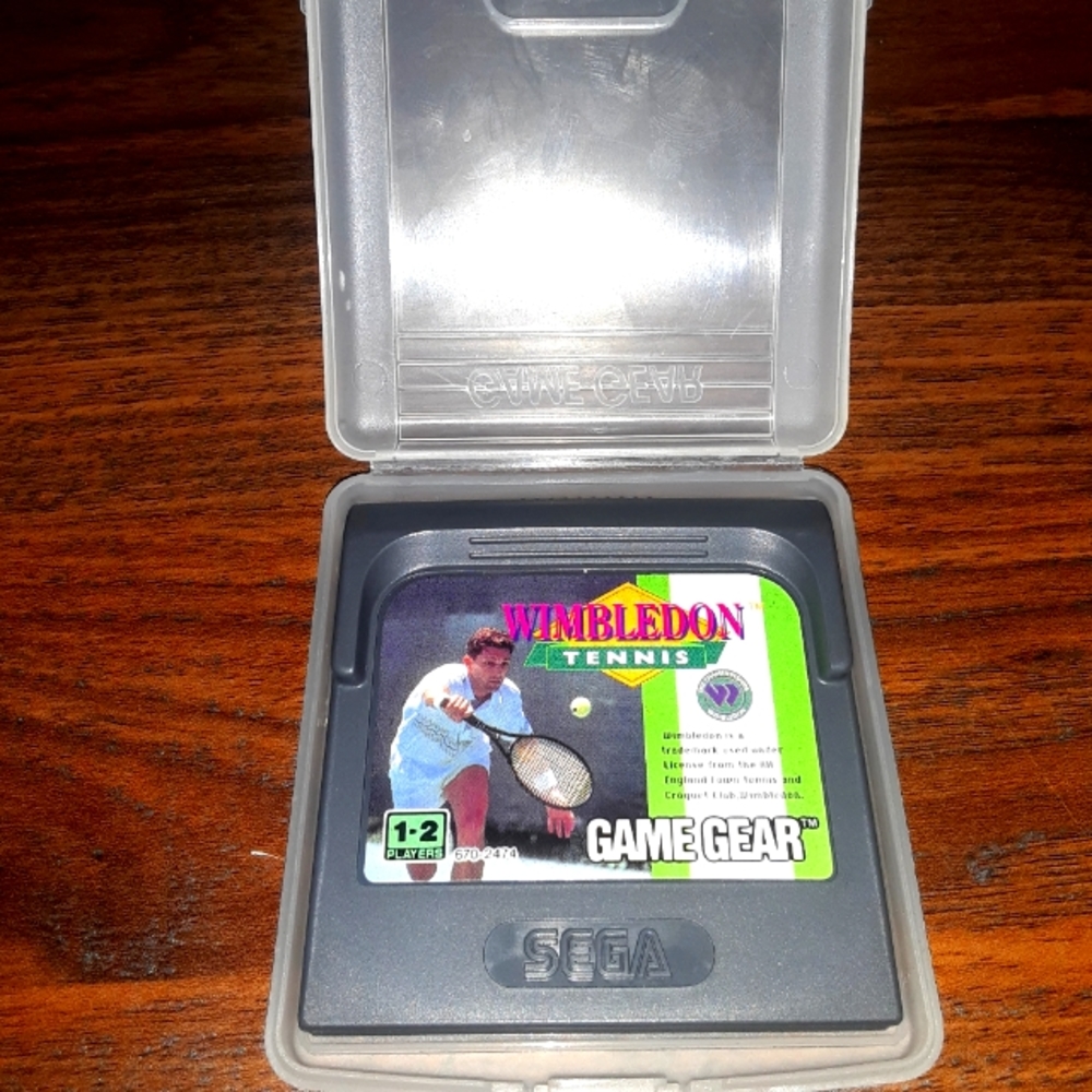 Wimbledon tennis sega game gear